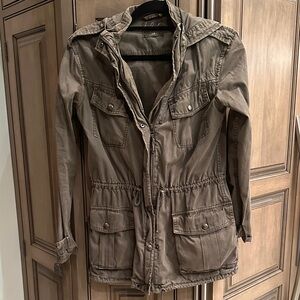 Talula Army Green Hooded Jacket